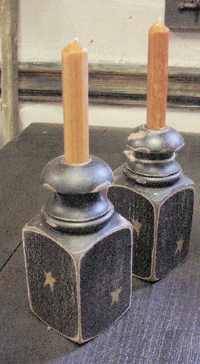 Primitive Candle Holders