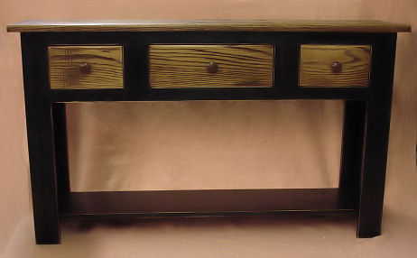 Oak Top Sofa Table